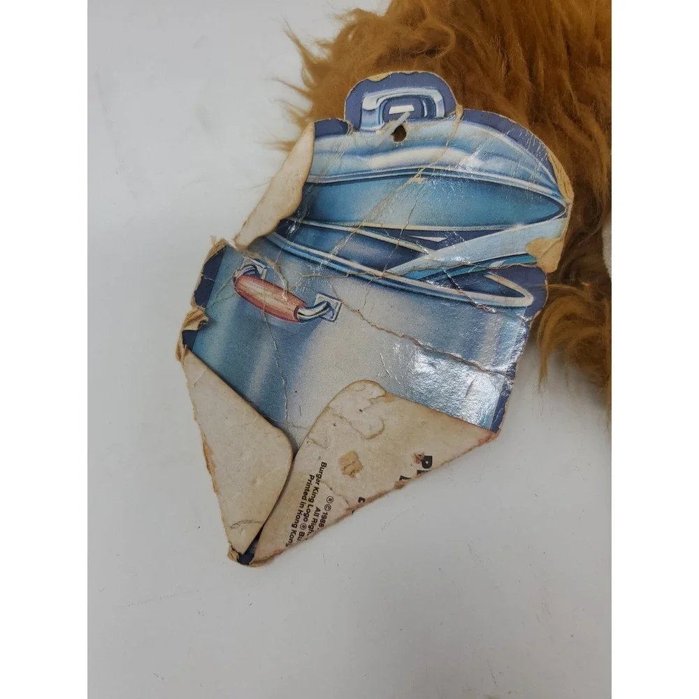 Vintage Alf Puppet 1988 Burger King Chef Cookin With Alf Plush Hand Puppet #423